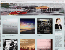 Tablet Screenshot of decantedyouth.bandcamp.com