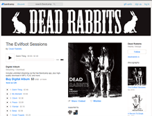 Tablet Screenshot of deadrabbits.bandcamp.com