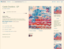 Tablet Screenshot of castledwellers.bandcamp.com