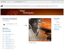 Tablet Screenshot of pprodriguez.bandcamp.com