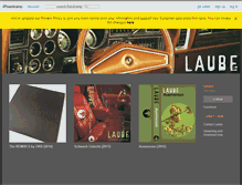 Tablet Screenshot of laube.bandcamp.com