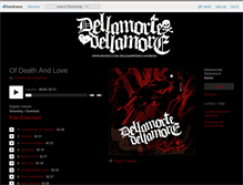 Tablet Screenshot of dellamortedellamore.bandcamp.com