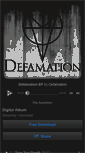 Mobile Screenshot of defamation.bandcamp.com