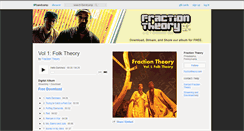 Desktop Screenshot of fractiontheory.bandcamp.com