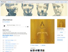 Tablet Screenshot of chromatropic.bandcamp.com