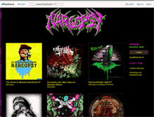 Tablet Screenshot of narcopsy.bandcamp.com