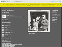 Tablet Screenshot of lanaavacada.bandcamp.com