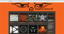 Desktop Screenshot of kissthesound.bandcamp.com