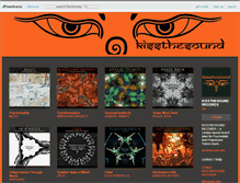 Tablet Screenshot of kissthesound.bandcamp.com
