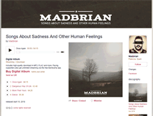 Tablet Screenshot of madbrian.bandcamp.com