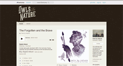 Desktop Screenshot of owlsbynature.bandcamp.com
