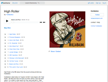 Tablet Screenshot of hullabaloo.bandcamp.com