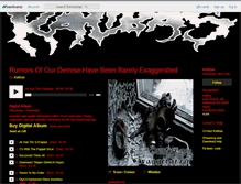 Tablet Screenshot of kalibas.bandcamp.com