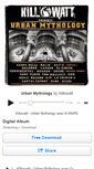 Mobile Screenshot of killowatt.bandcamp.com