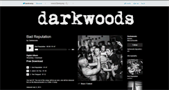 Desktop Screenshot of darkwoods.bandcamp.com