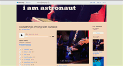 Desktop Screenshot of iamastronaut.bandcamp.com