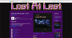 Desktop Screenshot of lostatlast.bandcamp.com