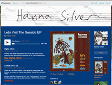Tablet Screenshot of hannasilver.bandcamp.com