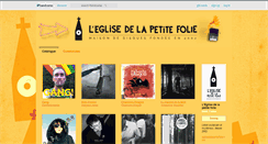 Desktop Screenshot of leglisedelapetitefolie.bandcamp.com