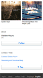 Mobile Screenshot of goldenhours.bandcamp.com