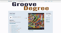 Desktop Screenshot of groovedegree.bandcamp.com