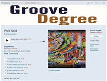 Tablet Screenshot of groovedegree.bandcamp.com