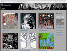 Tablet Screenshot of elevatorart.bandcamp.com