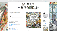 Desktop Screenshot of lepetitmanouche.bandcamp.com