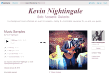 Tablet Screenshot of kevin-nightingale.bandcamp.com