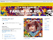 Tablet Screenshot of labigfamilia.bandcamp.com