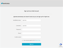 Tablet Screenshot of iglootrax.bandcamp.com