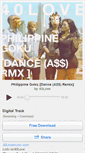 Mobile Screenshot of 40love.bandcamp.com