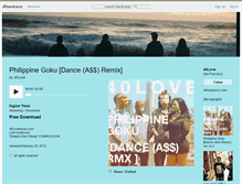 Tablet Screenshot of 40love.bandcamp.com