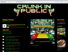 Tablet Screenshot of crunkinpublic.bandcamp.com