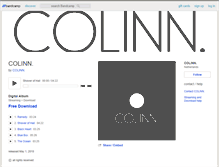 Tablet Screenshot of colinn.bandcamp.com