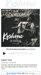 Mobile Screenshot of kyshona.bandcamp.com
