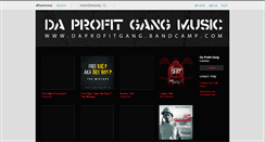 Desktop Screenshot of daprofitgang.bandcamp.com