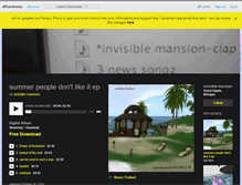 Tablet Screenshot of invisiblemansion.bandcamp.com