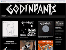 Tablet Screenshot of godinpants.bandcamp.com