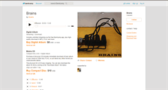 Desktop Screenshot of brainsmusic.bandcamp.com