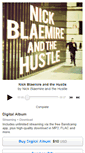Mobile Screenshot of nickblaemireandthehustle.bandcamp.com