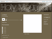 Tablet Screenshot of holymountain.bandcamp.com