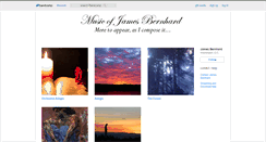 Desktop Screenshot of jamesbernhard.bandcamp.com