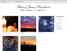 Tablet Screenshot of jamesbernhard.bandcamp.com