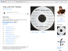 Tablet Screenshot of mattscullion.bandcamp.com