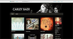 Desktop Screenshot of carley.bandcamp.com