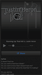 Mobile Screenshot of justinheron.bandcamp.com