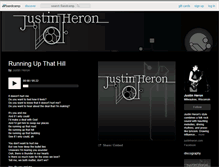 Tablet Screenshot of justinheron.bandcamp.com