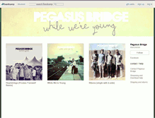 Tablet Screenshot of pegasusbridge.bandcamp.com