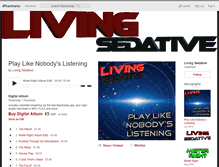 Tablet Screenshot of livingsedative.bandcamp.com